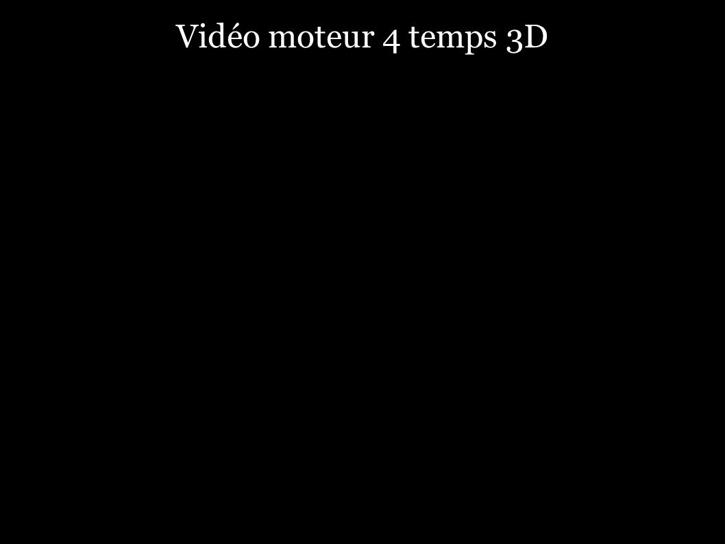 Vidéo moteur 4 temps 3D