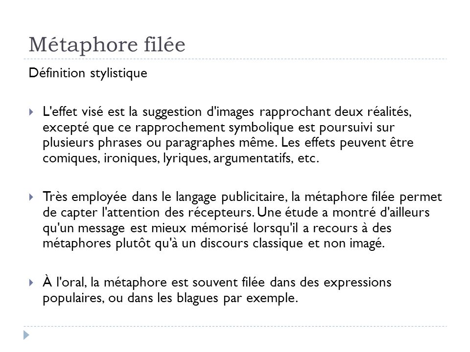 A La Bourse Lecon 12 Metaphore Filee Constituee D Une Suite De Metaphores Sur Le Meme Theme La Premiere Metaphore En Engendre D Autres Construites Ppt Telecharger