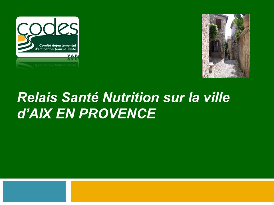 Relais Santé Nutrition sur la ville d’AIX EN PROVENCE