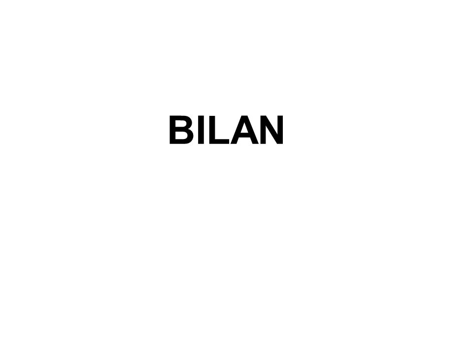 BILAN