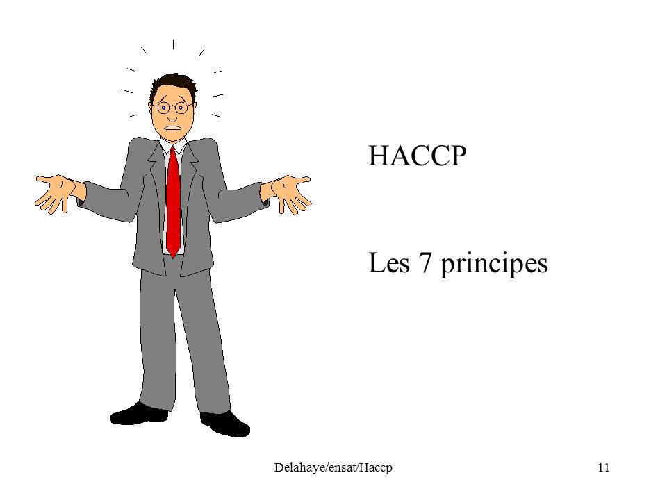 Delahaye/ensat/Haccp11 HACCP Les 7 principes