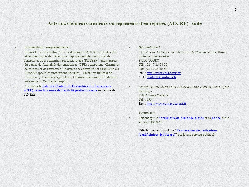 TÉLÉCHARGER FORMULAIRE ET NOTICE ACCRE ET ACCRE NOTICE FORMULAIRE TÉLÉCHARGER