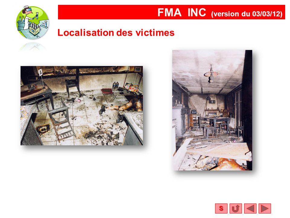 FMA INC (version du 03/03/12) S Localisation des victimes