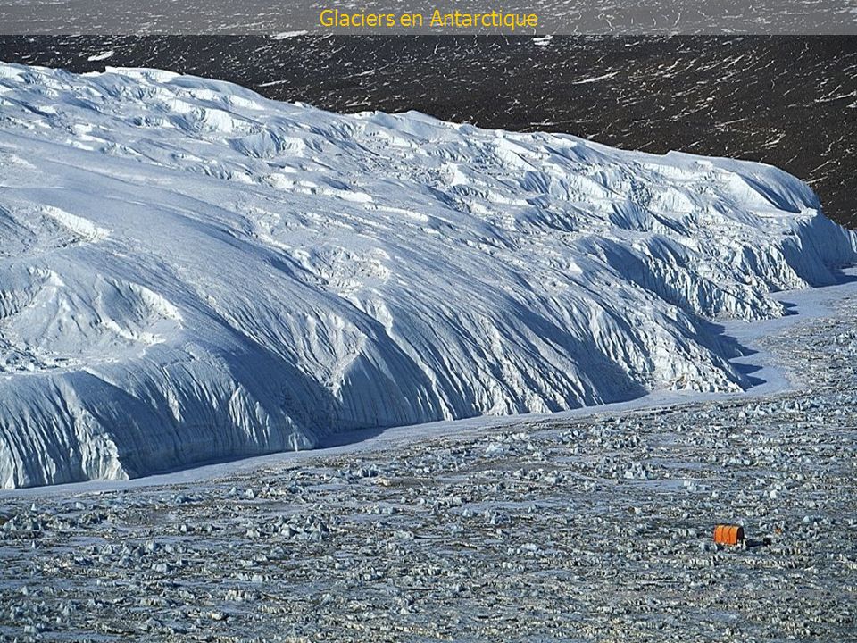 Automatique et Musical Glaciers en Antarctique