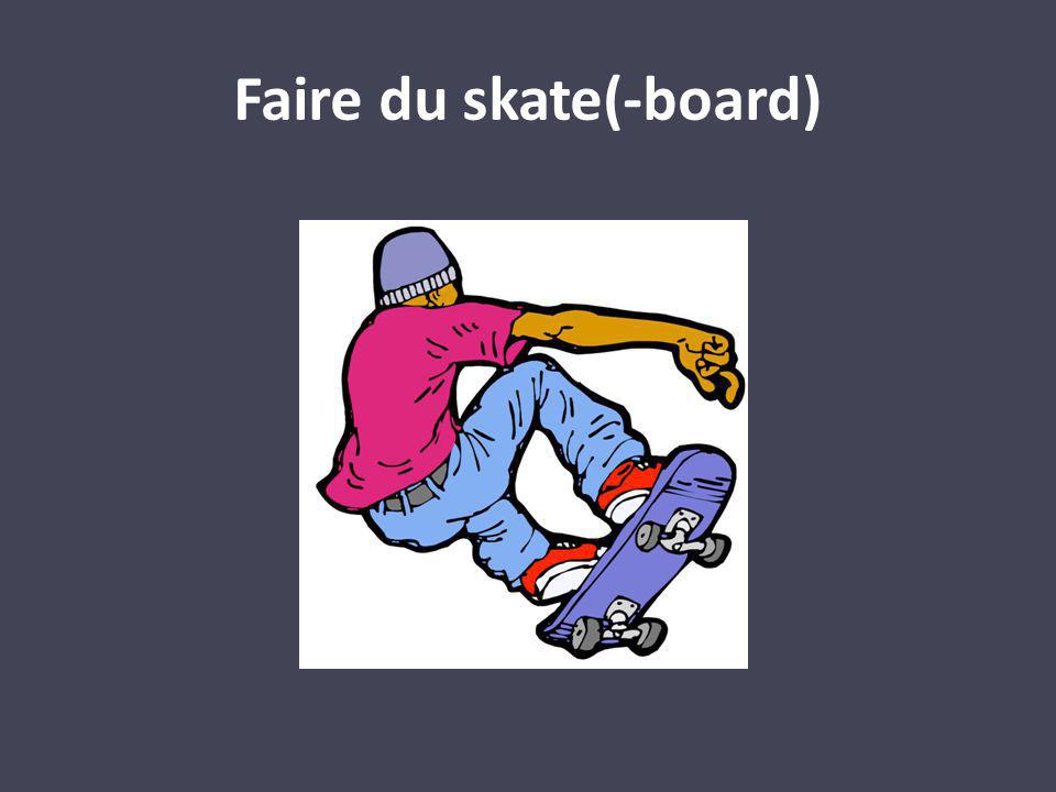 Faire du skate(-board)
