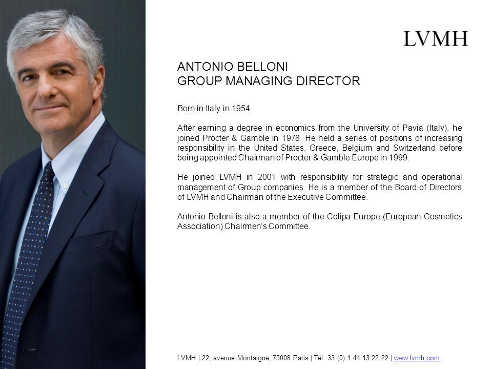 Executive Committee - LVMH Group Governance
