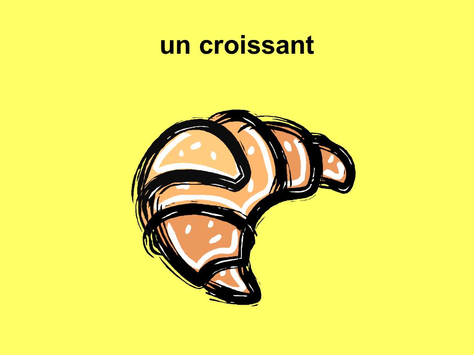 un croissant