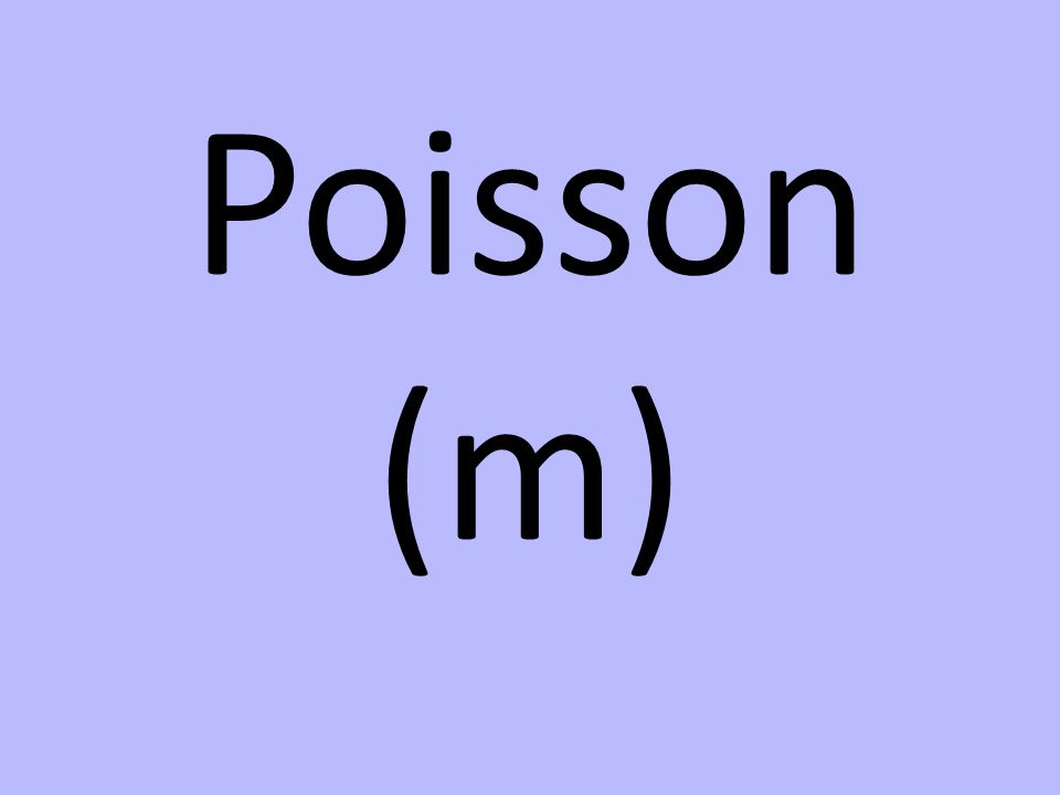 Poisson (m)