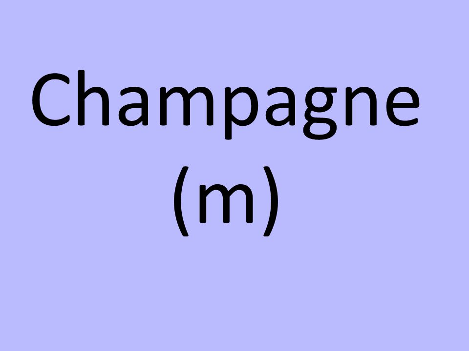 Champagne (m)